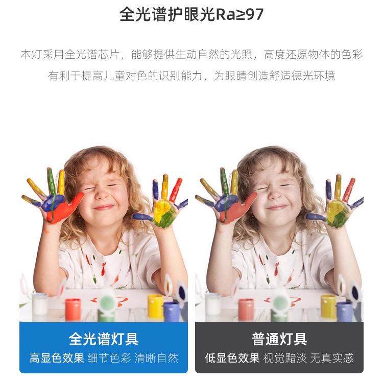 曲奇全谱顶灯主卧室228灯光现代简约护眼云吸朵房奶油风儿童灯具