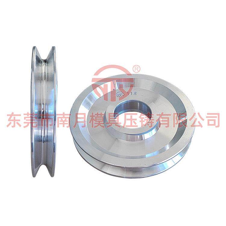 过线过丝轮喷瓷铝合金导轮Φ118×19 线缆机械设备配件专用导轮