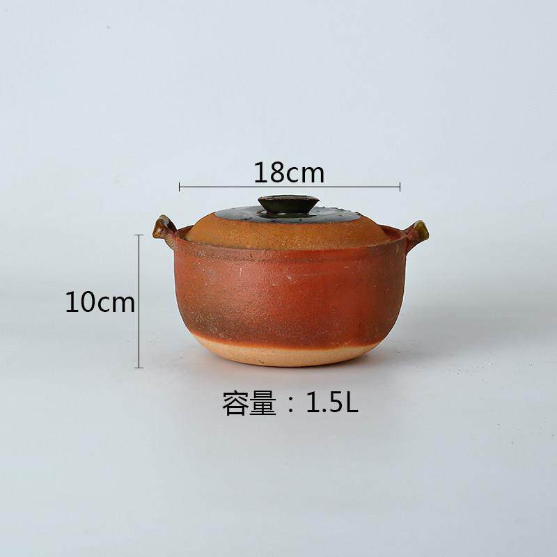 炖汤土罐子正宗土砂锅老式手工粗土炒菜家用燃气纯土无釉煲汤孕妇