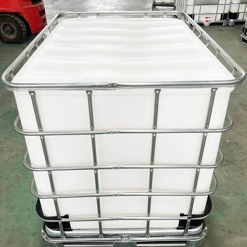 大开口水桶吨桶全新加厚1200升固废集装化工滚塑包装容器料方形桶