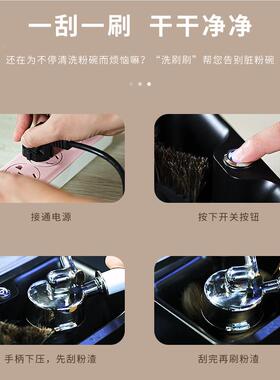 商用咖吧啡粉碗清台器 咖啡粉渣桶咖啡手HEO柄电动清洁洁器