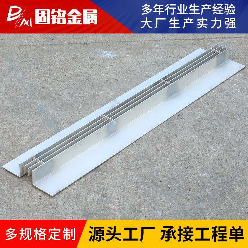 不锈钢线排水沟盖板水线槽弧形线排隐形缝隙式排水篦子线性盖板