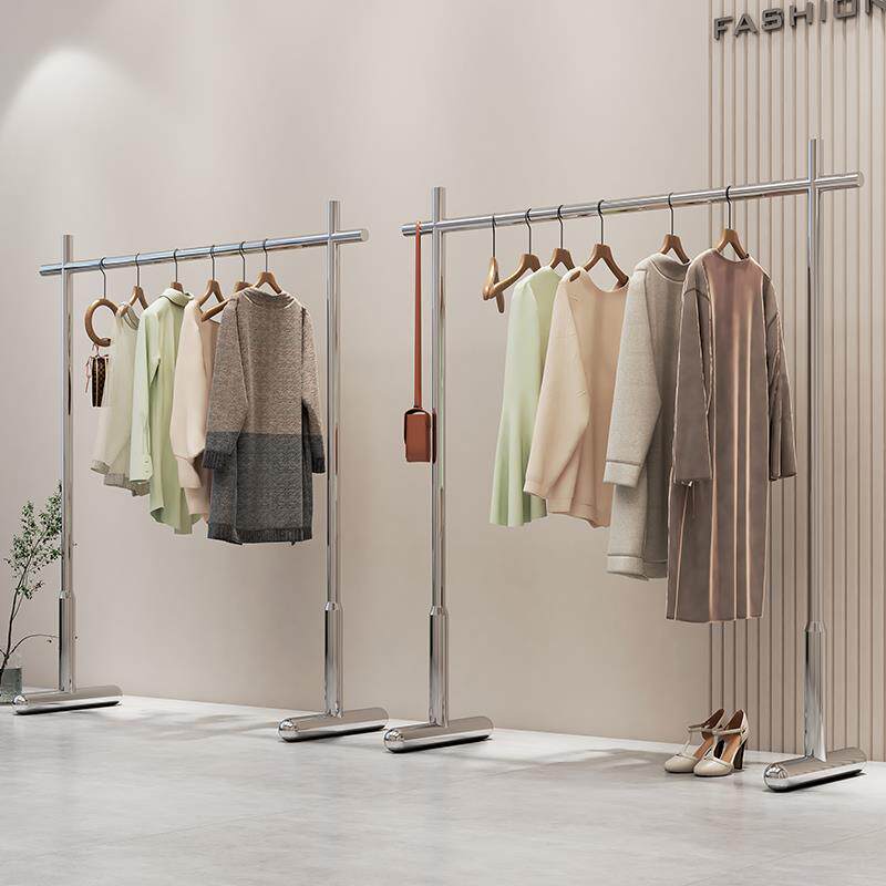 服装店展示架落地女装专用挂衣服架子中岛货架童装直播间龙门货架
