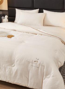 A类全棉大豆被加厚春秋冬被芯纯棉大豆纤维单双人被子学生宿舍褥