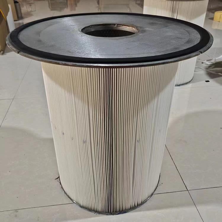 化工粉体细长滤筒替代布袋褶皱折叠式花板开孔滤芯烧结网滤芯