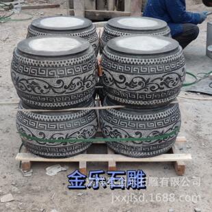 寺庙公园园林柱顶石花岗岩厂家直供空心柱础石柱墩石