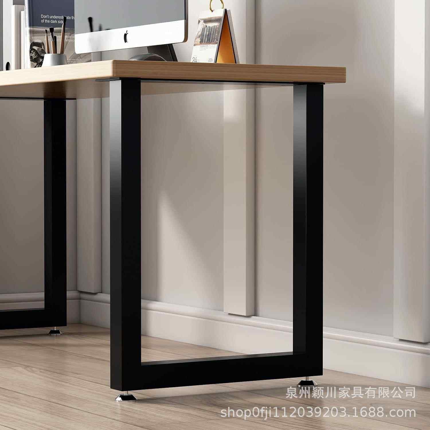 铁艺桌脚支架家具五金配件实木餐桌架办公桌腿