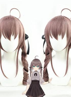 正品vtub假er虚拟偶卷像夏色cos祭发发马尾现货