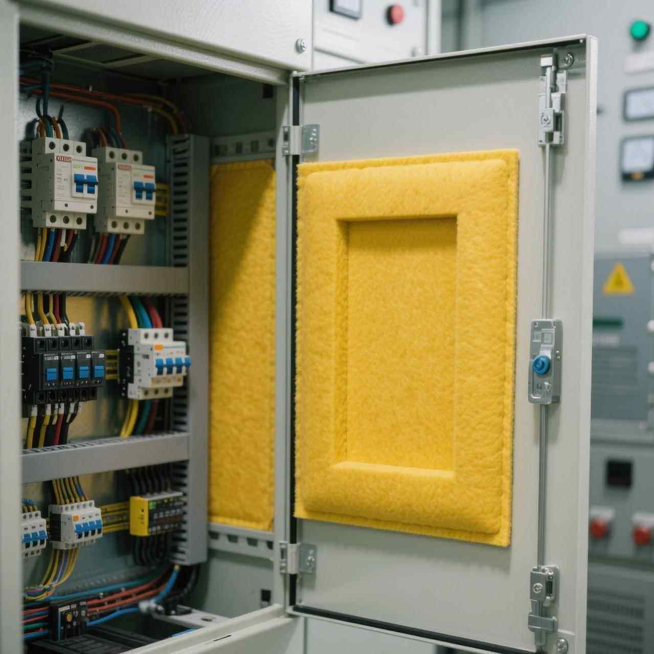 高强度聚酰亚胺毛毡变电箱隔板棉耐高压绝缘防护针刺毛毡