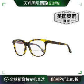 Victoria Beckham 女士方形眼镜 VB2608 341 绿玳瑁色 54 毫米 -