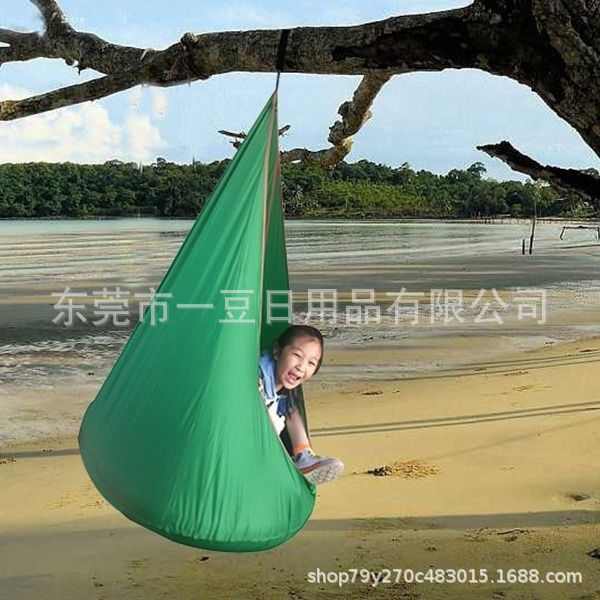 吊床椅统收纳成人训练儿童吊新款秋千儿童感布袋秋千充气便携吊篮