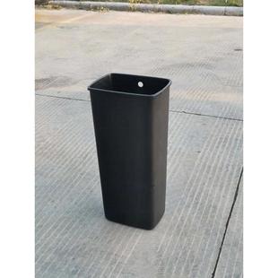 批发塑料垃圾桶内胆户外桶垃圾箱商用加厚方形黑色烟灰桶酒店桶大