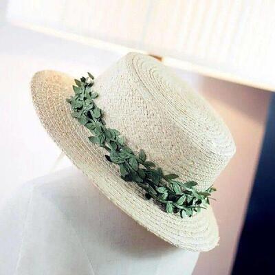Faux Greenery Ribbon Embossed Leaf Garland Vine String for