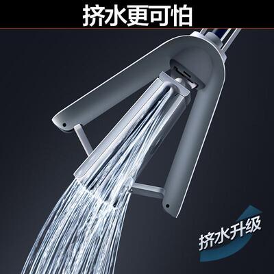 大对折胶棉拖把一卫拖净免手洗布挤水式吸水海懒人ECW家用拖绵M13