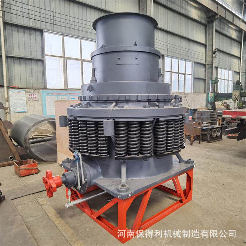 弹簧圆锥破碎机石英石碎石机单杠石灰石圆锥破碎机