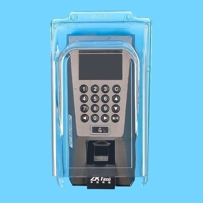 智能门锁防雨罩玻璃门厂房新款识别盒电控锁指纹机楼宇