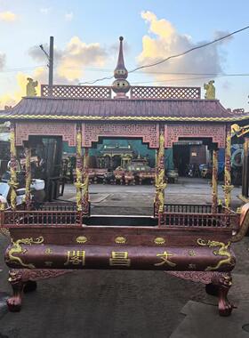 室外铸铁烧香炉寺庙祠堂八龙柱道观长方形大型室外纯铜香炉寺院炉