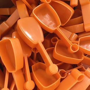 大梯形橘红堵头晒衣杆管帽晾衣架装饰盖子晾衣杆塑料帽头管箍耳朵