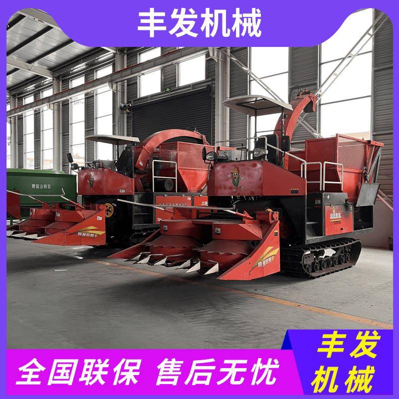 秸秆青贮收获机牧草粉碎机青储饲料收割机作业速度快动力强劲银合