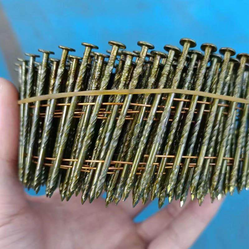 现货螺纹卷钉25-90家装五金装修卷钉螺旋托盘钉木房屋光杆钉