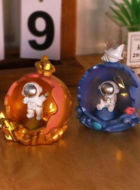 创意太空人宇航员星球小夜灯卡通男孩儿童房间卧室床头装饰小台灯