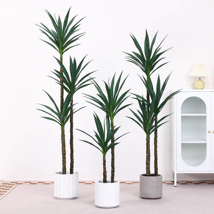 剑麻假树植物客厅盆栽落地摆件室内造景装饰剑兰仿真绿植真