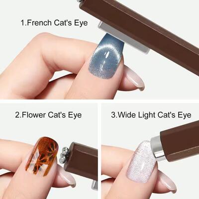 3in-1 Multifunctional Magnetic Cat's Eye Nail Magnetic S
