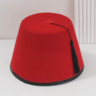 Red ez Ht Tradaitional Moroccan Hat TGLHoarbosh Hat BeaniFe