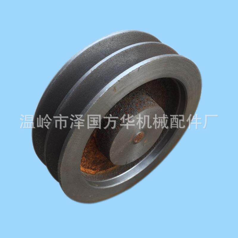 新款直销三角皮带轮国标120-500mm双槽b型空心铸铁电机微型耐磨