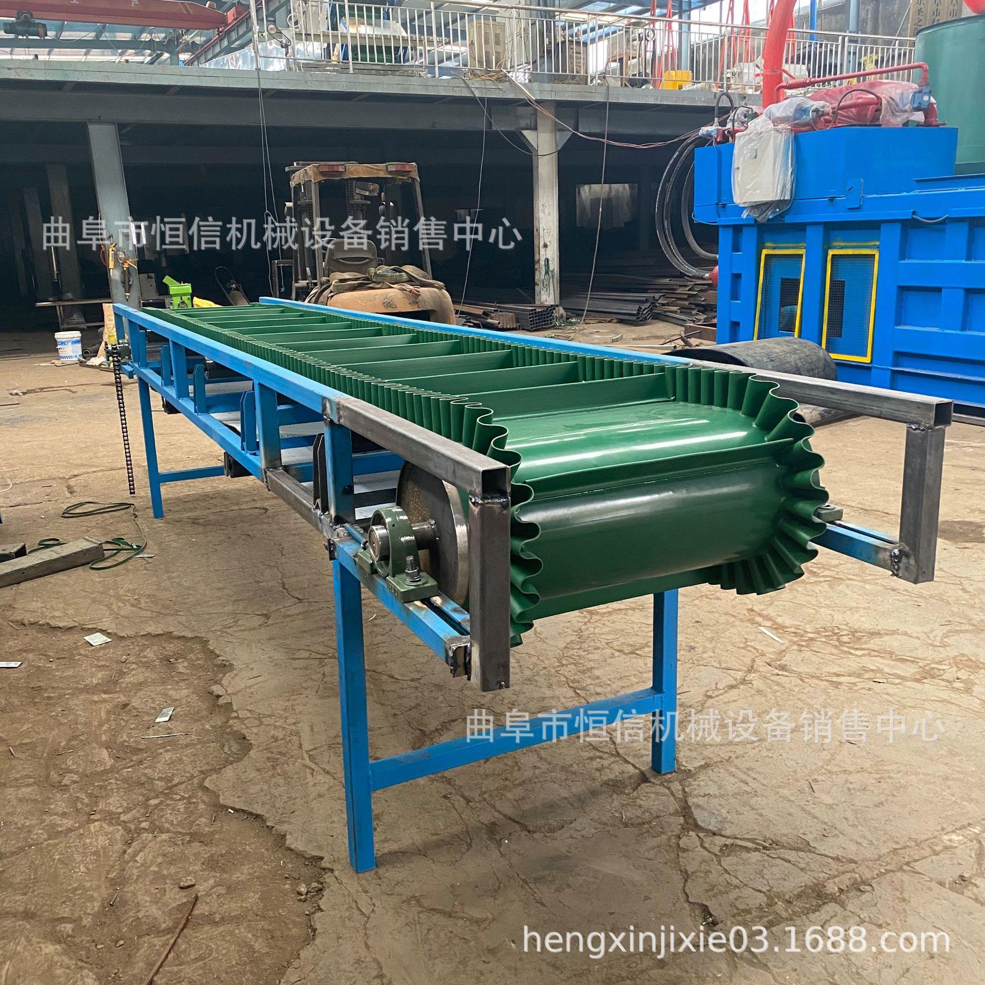 2021豆渣豆饼pvc皮带输送机zcjb袋装黄豆花生皮带输送机规格齐