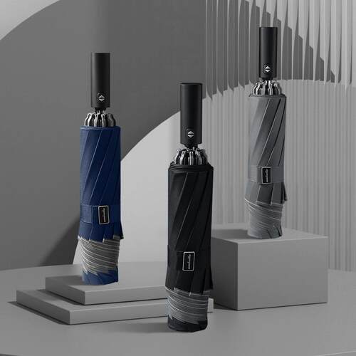 直销新款71TX16骨雨伞男大号全自动反向折叠车载超大三人晴雨两用