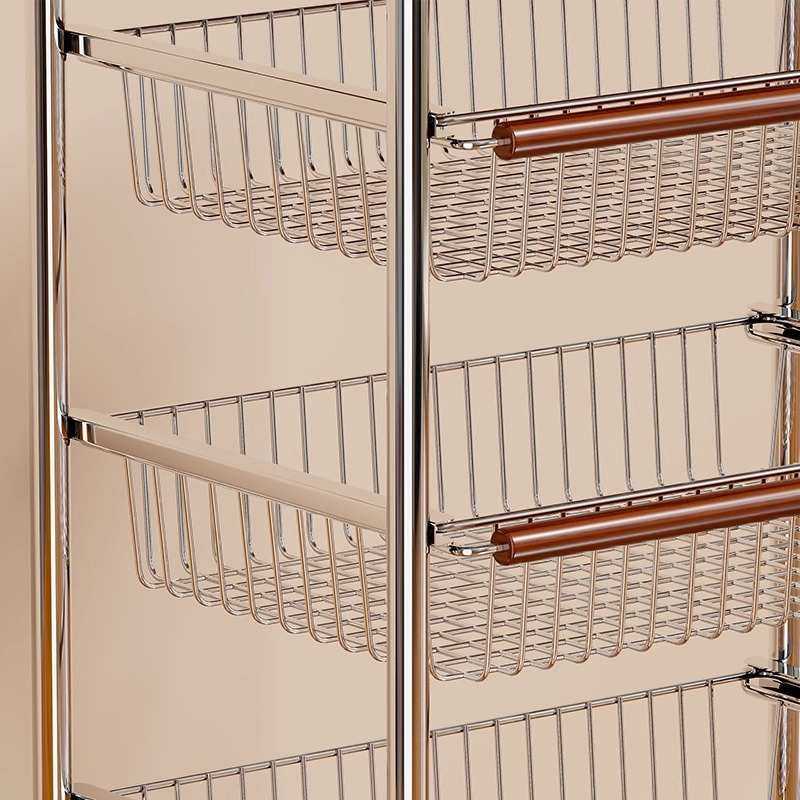 中古风零食置物架小推车收纳架客厅多层厨房菜篮子零食架子可移动,家装主材,置物架,淘宝优惠券,粉丝福利购,淘宝优惠卷