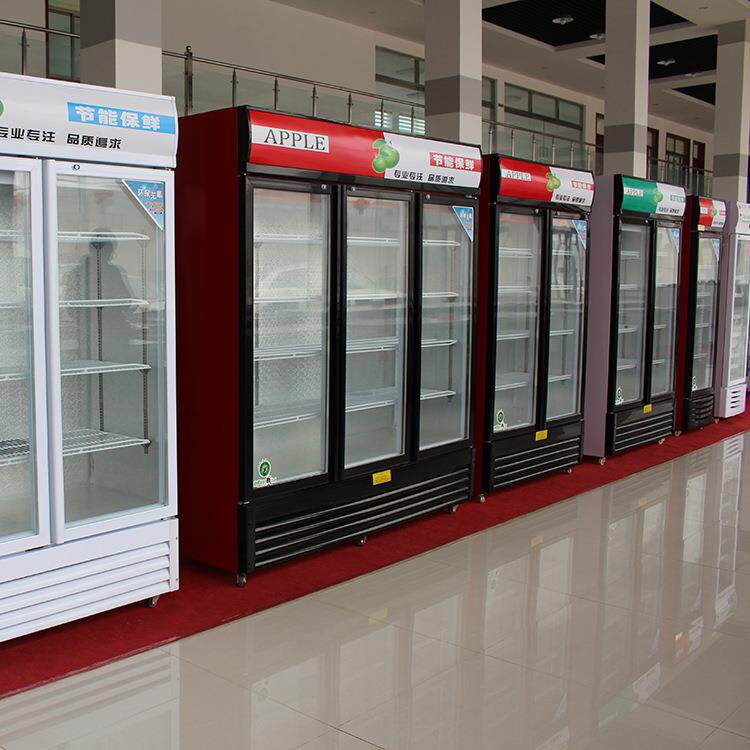 商用冰柜保鲜冷藏柜立式酒吧展示柜冰箱商用便利店三门饮料啤酒柜