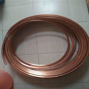 盘圆管 红铜矩形管 直管 12X8X1.5MM紫铜方管 现货实验用8X8X1