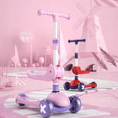 杯宝宝车车熊1滑儿童滑板可坐可踏板滑 周岁单脚滑车15小孩具溜溜