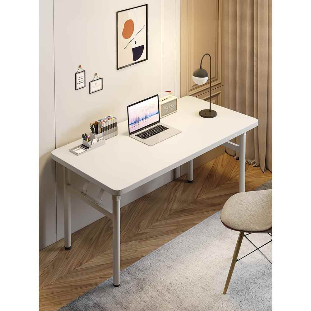 S*OJZ出学习桌子家电脑桌椅套装女生卧室床边型小用简易租屋折叠