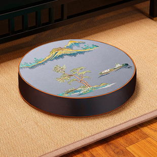 新中式蒲团垫坐垫客厅榻榻米垫跪拜打坐垫海绵禅修垫茶道凳子座垫