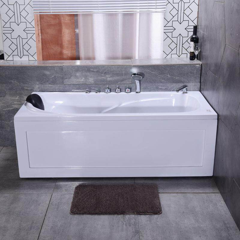 亚克家用小型成人温冲365浪按摩恒温镶力嵌入式加户厚保浴缸浴盆