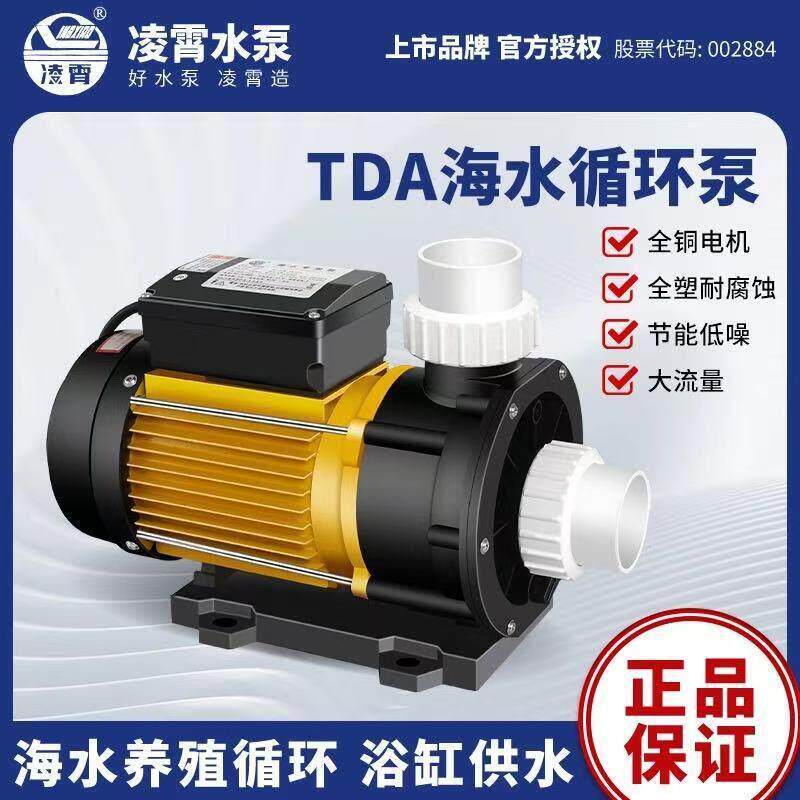 广东凌霄水泵TDA-50海水泵养鱼泵塑料耐腐蚀泵水泵泳池SPA循环泵