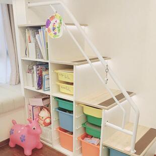 儿童房梯柜扶手栏杆子母床楼梯扶手上下床配件五金树屋