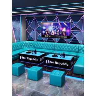 需定制定制KTV沙发酒吧清吧K歌沐足夜总会所包厢U型L型转角卡座茶