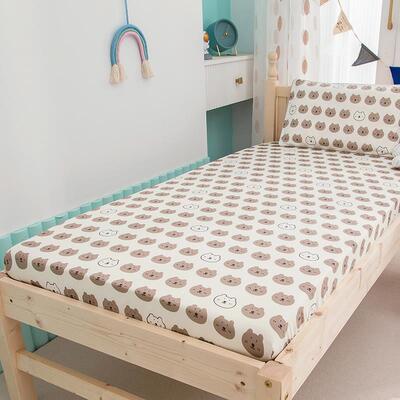 儿童60支长绒棉贡缎全棉卡通床笠儿童床120x200cm/150x200cm