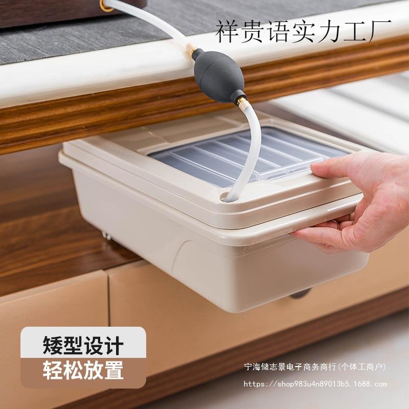 茶水桶废水桶茶几茶具排水小号扁接茶盘茶台垃圾桶茶桶茶渣桶矮款