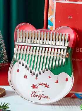 高档晶透明拇指琴卡林巴kalimba学琴生乐器初水学者17音手指钢2女