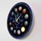 太阳系天文钟时钟家居装 饰外层空间墙行星不同现代色行星挂钟