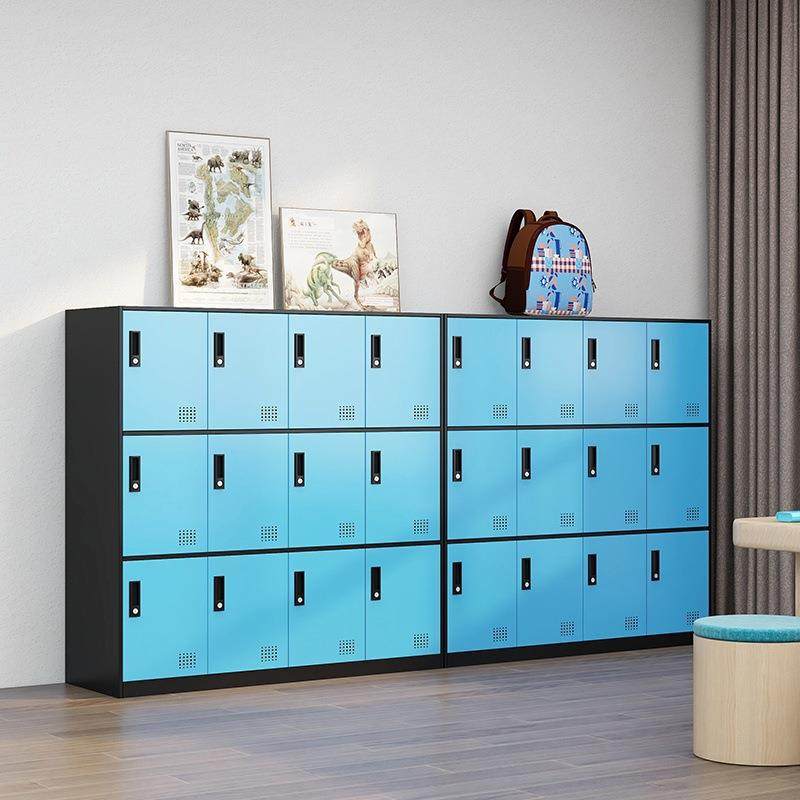 书幼儿彩园包柜教DYH-0062室子学生小柜子铁皮色更衣柜储物柜带锁