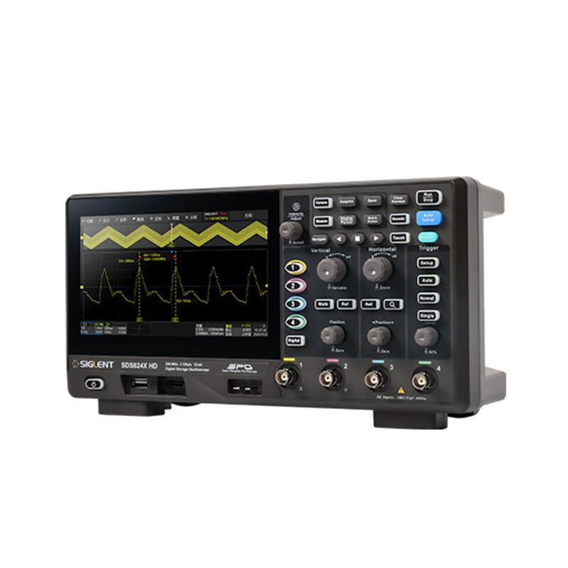 鼎阳(SIGLENT) SDS824X HD 示波器 4通道 200MHz带宽触摸屏