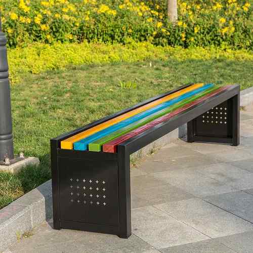 公园椅户外园林休息椅长凳广场长条凳浴室换鞋凳休闲无靠背公园椅