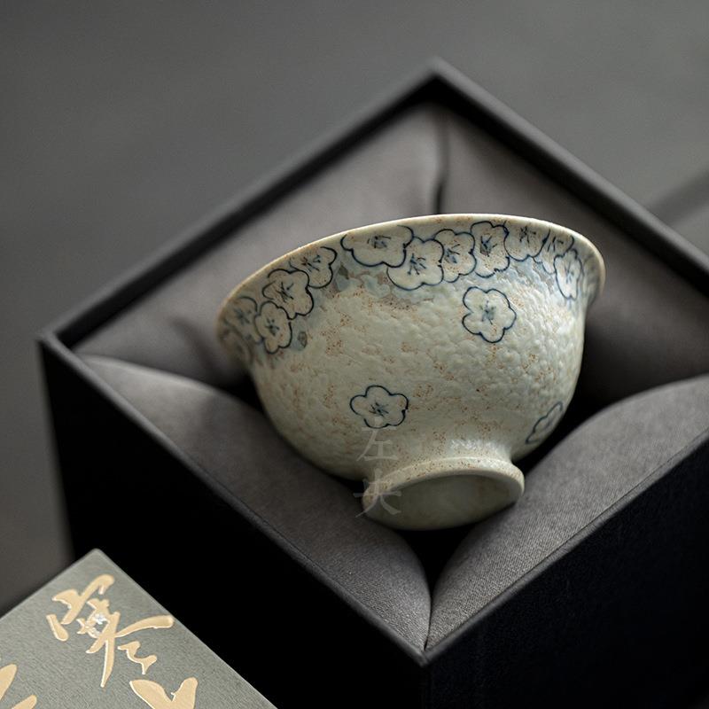 江南岸丨青花手绘主人杯个人单杯仿古品茗杯女士高端茶具喝茶茶杯