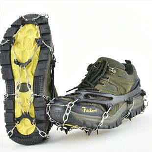 冬季冰爪防滑鞋套户外雪地靴钉链登山雪爪冰抓简易鞋子防滑链神器